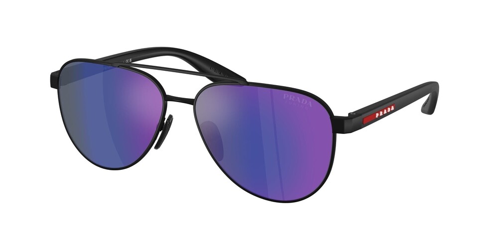 NWT Prada 0PSA52S-DG005U-58 Black 58mm Sunglasses